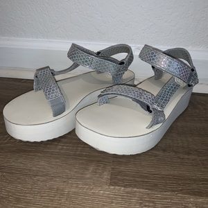 New platform tevas never got to wear them!